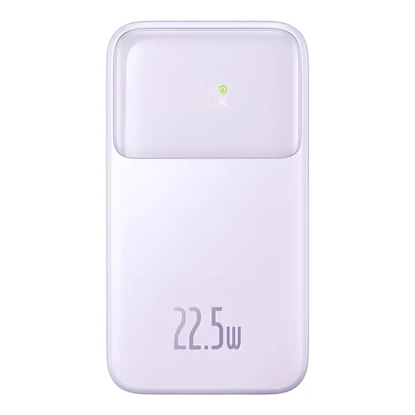Baseus Comet Series 20,000mAh 22.5W Digital Display Power Bank – Color: Purple – View 2