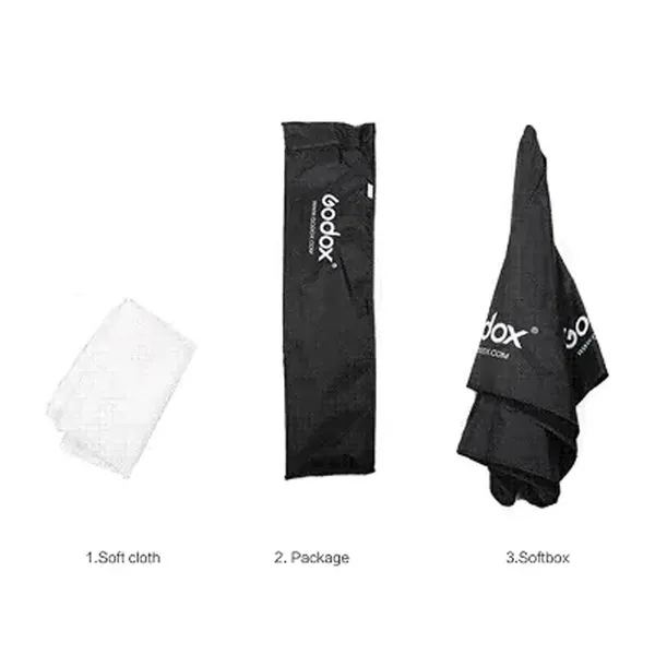 Godox 60*90cm / 24″*35″ Portable Folded Umbrella Reflector Softbox – View 3