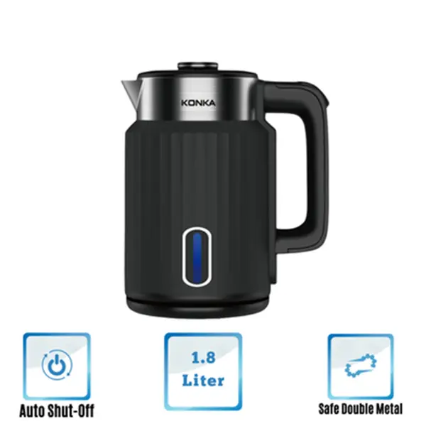 KONKA KEKLW-185-360 Degree ABS Plastic Material Electric Kettle – View 2