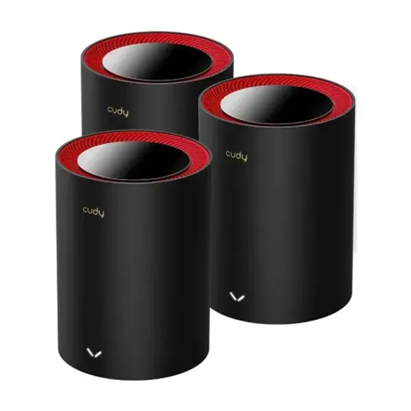 Cudy M3000 AX3000 2.5G Dual Band Wi-Fi 6 Mesh Router (3 Pack) – View 1