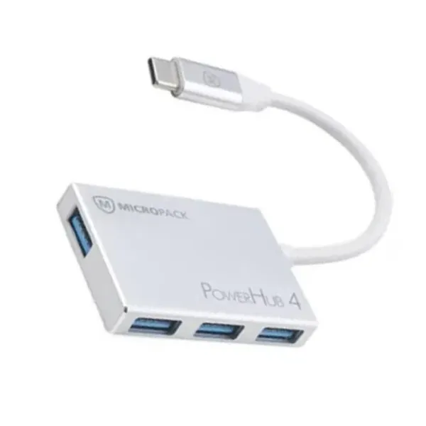 Micropack MDC 4A Type-C Male to Female USB HUB – View 2