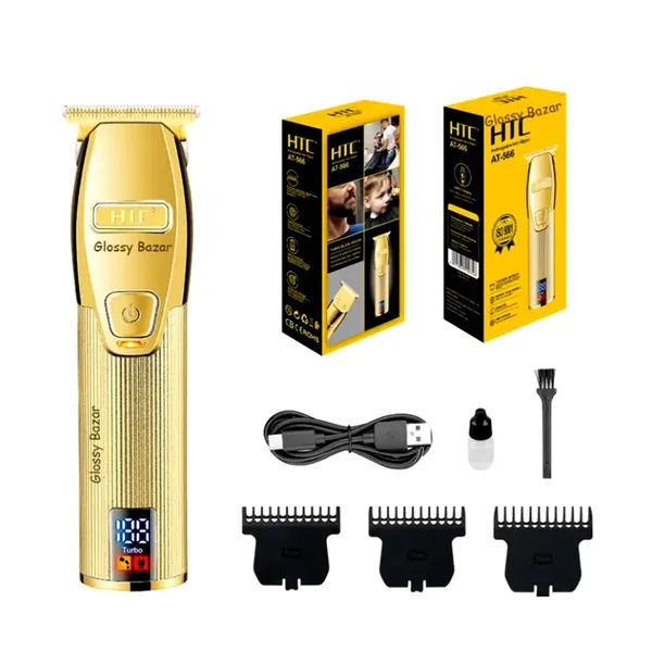 HTC AT-566 Professional Hair Clippers for Men Cordless Trimmer – View 4
