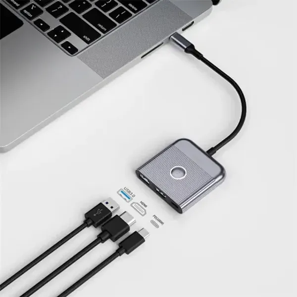 WiWU Travel 3 In 1 Type-C Hub – View 3
