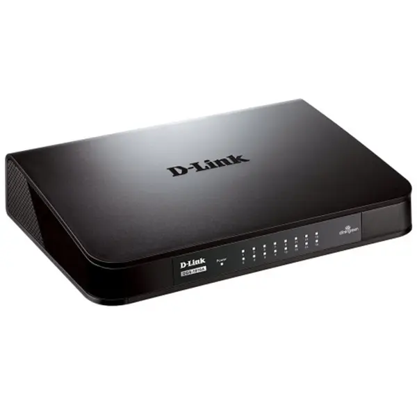 D-Link DGS-1016A 16-Port Unmanaged Gigabit Switch – View 2