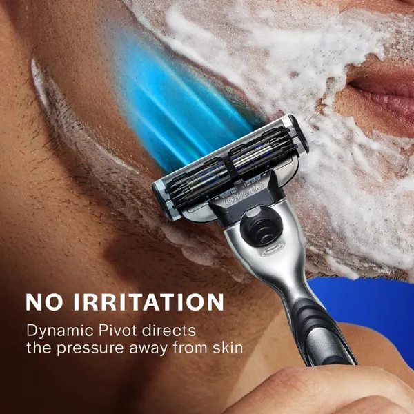 Gillette Mach3 New 3 Stronger Steel Blade Shaving Razor - 1 Count – View 3