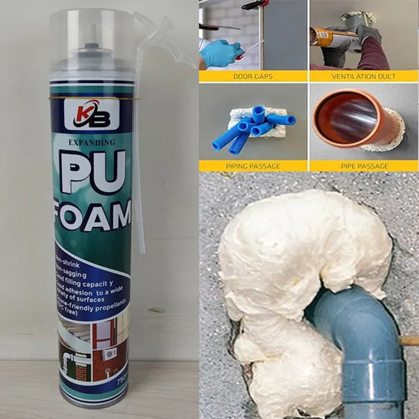 KB Expanding Waterproof PU Foam Spray Sealant-750 ml – View 2