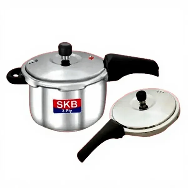 SKB SKB2223 Stainless Steel 3 ply Pressure Cooker 6 Liter  – View 1