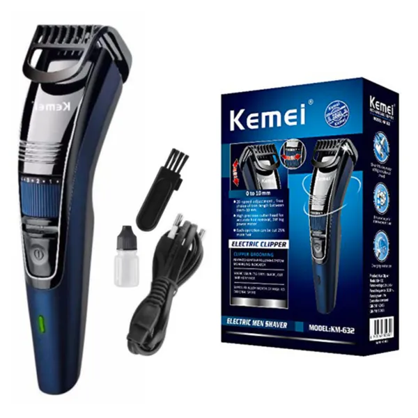 Kemei KM-632 Electric Hair Trimmer for Men – View 1