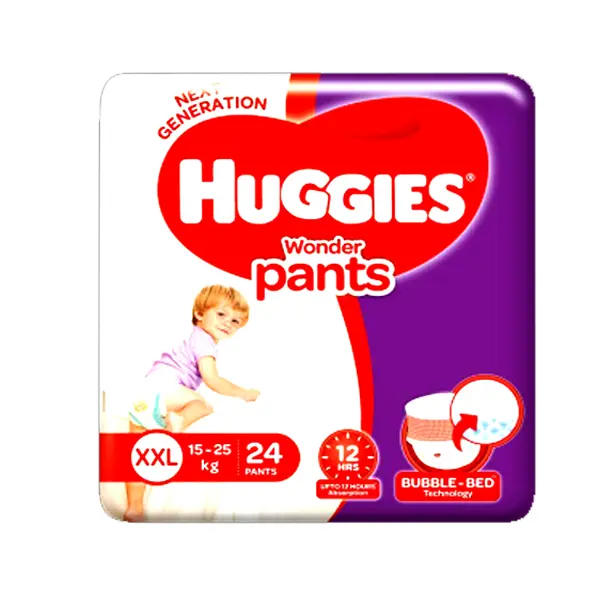 Huggies Wonder 360-Degree Stretch Comfort Waist Pant System Baby Diaper – Quantity: 24 pcs – View 2