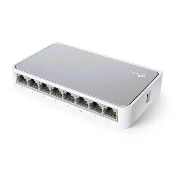 TP-LINK TL-SF1008D 8-Port 10/100Mbps Network Switch – View 2