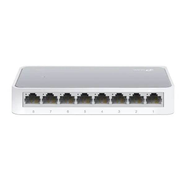 TP-LINK TL-SF1008D 8-Port 10/100Mbps Network Switch – View 1