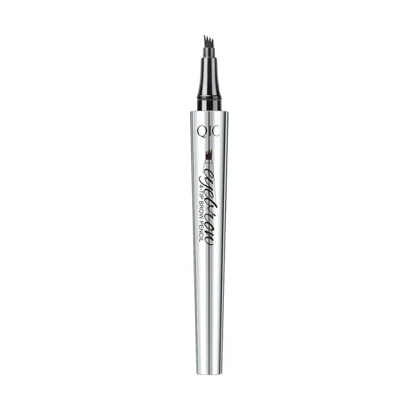 QIC Eyebrow Pencil with 4 Tip Microblade Eyebrow Pen Light Brown – View 2