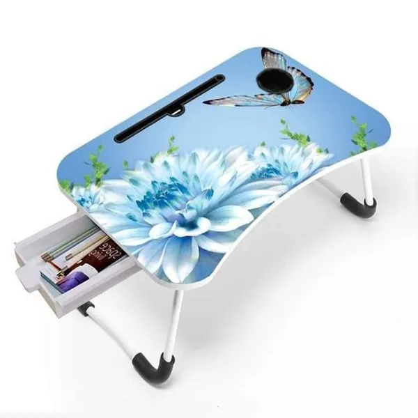 Foldable Laptop Table & Kids Reading Table Multicolor – Color: Blue – View 1