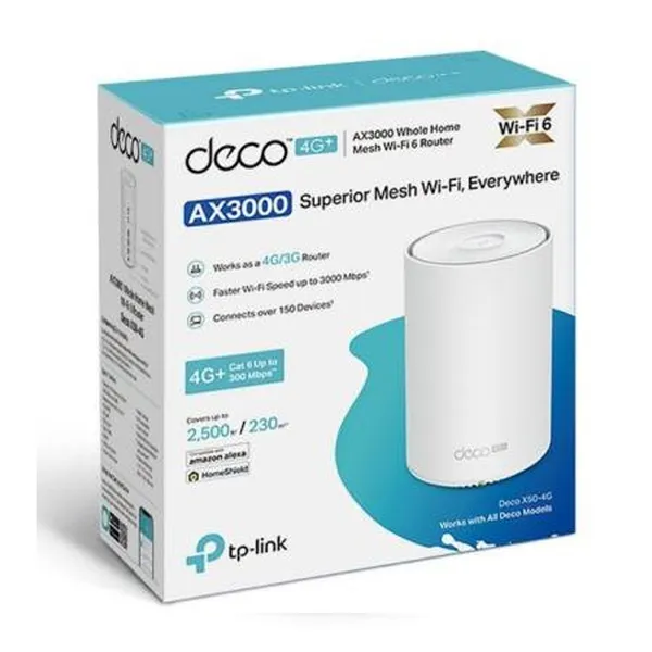 TP-Link Deco X50 AX3000 Dual Band Mesh Router 1-Pack – View 3