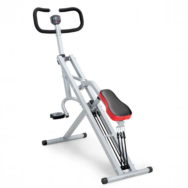 Marcy  XJ-6334 Squat Rider Machine for Glutes and Quads Workout Silver & Black – View 2