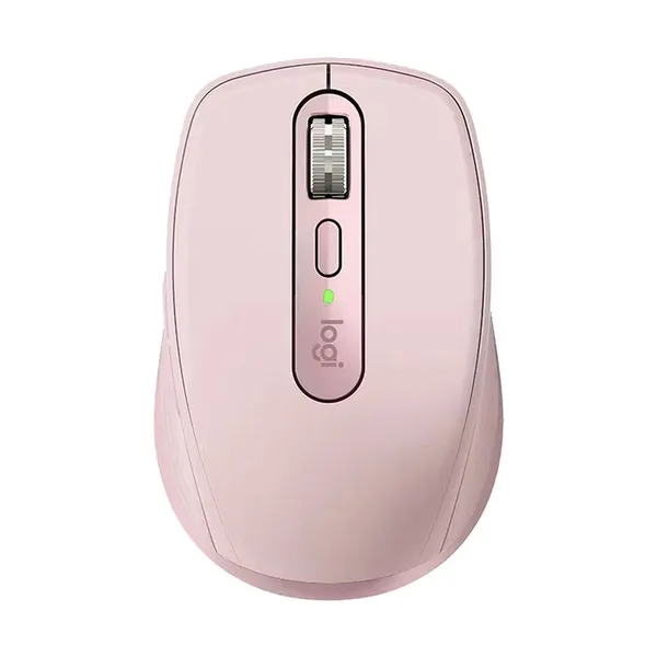 Logitech MX Anywhere 3s Rechargeable Compact Wireless Mouse – Color: Pink – View 1