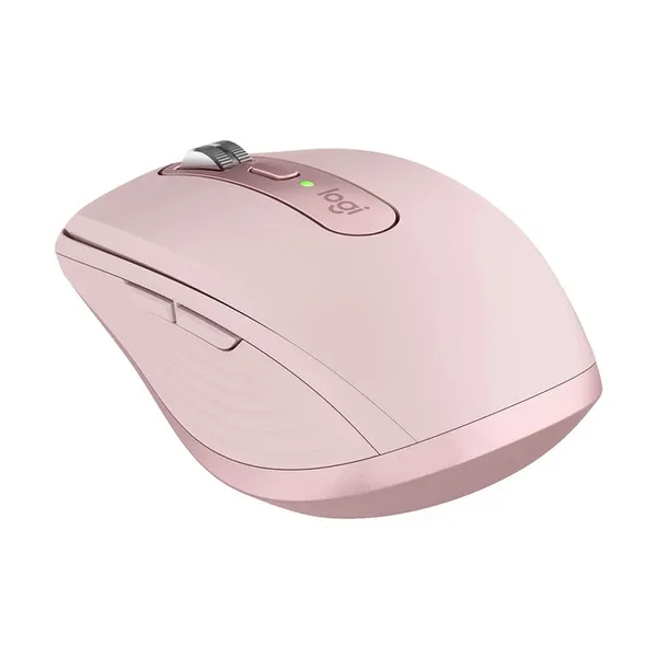 Logitech MX Anywhere 3s Rechargeable Compact Wireless Mouse – Color: Pink – View 2