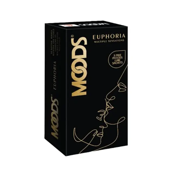 Moods Europhia Scented Dotted Ribbed Flared Condom 10pcs Pack – View 1