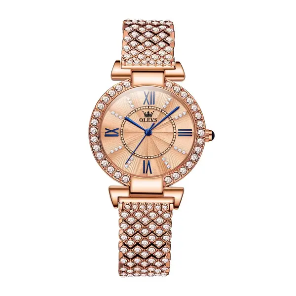 Olevs 9942 stainless steel bracelet quartz watch for women – View 1