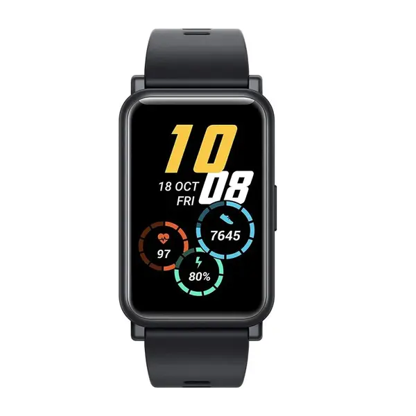 Honor Watch ES AMOLED Touch Display Wristwatch Fitness Band – Color: Black – View 2