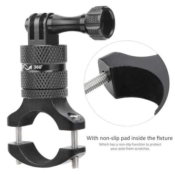Wedinard Motorcycle Action Camera Bracket 360 Degree Rotation – View 3