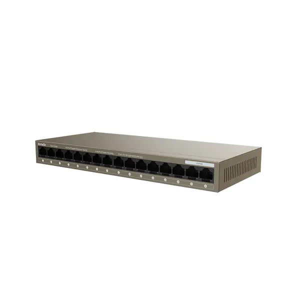 Tenda TEG1016M 16 Port Gigabit Ethernet Metal Body Switch – View 3