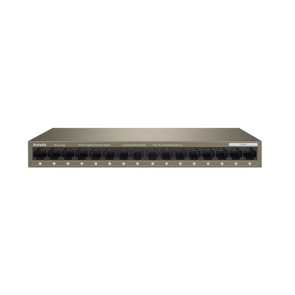 Tenda TEG1016M 16 Port Gigabit Ethernet Metal Body Switch – View 1