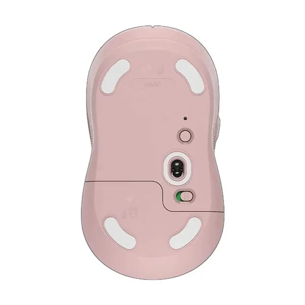 Logitech Signature M650 Bluetooth Wireless Mouse – Color: Pink – View 3