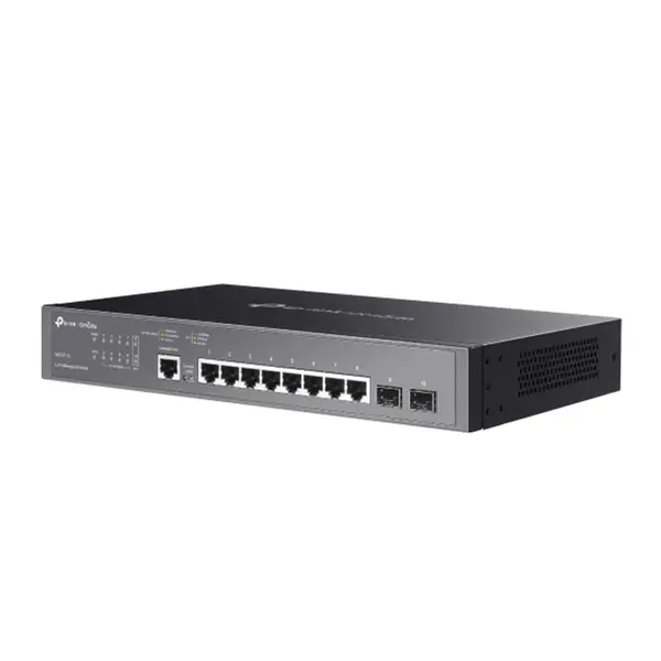 TP-LINK TL-SG3210 JetStream 8 Port Gigabit L2 Light Managed Switch  – View 3