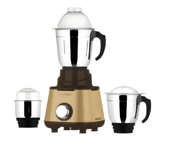 Saffron Vivo 550W 3 Jars Mixer Grinder (Metallic Black) – View 2