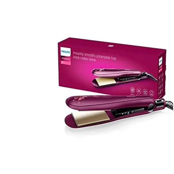 Philips BHS738 Titanium Wide Plate Hair Straightener Silk Protect for Women – View 2