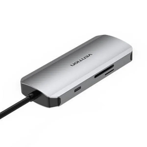 VENTION TOJHB USB-C to HDMI/USB 3.0x3/SD/TF/PD Docking Station – View 3
