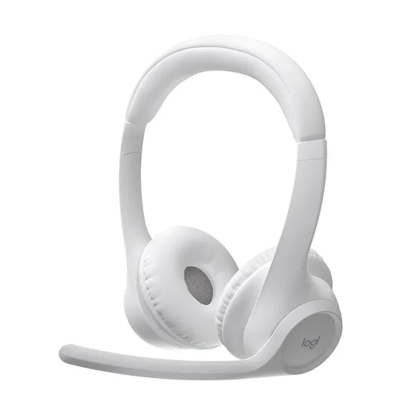 Logitech Zone 300 Wireless Bluetooth Headphone – Color: White – View 1