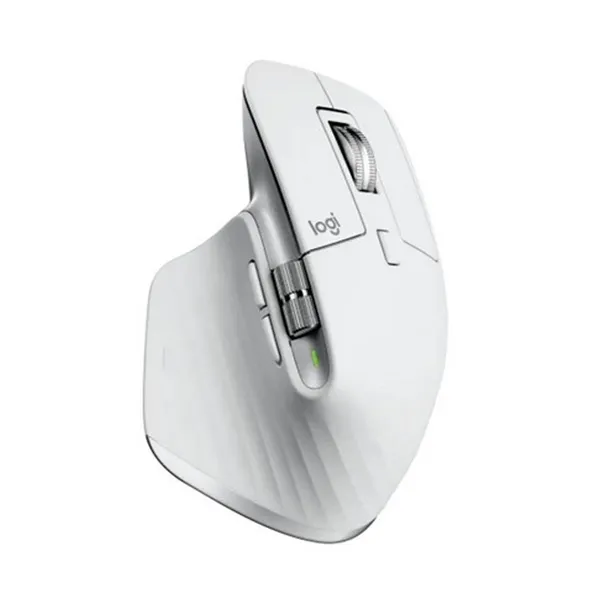 Logitech MX MASTER 3S High-performance Wireless Mouse – Color: White – View 3