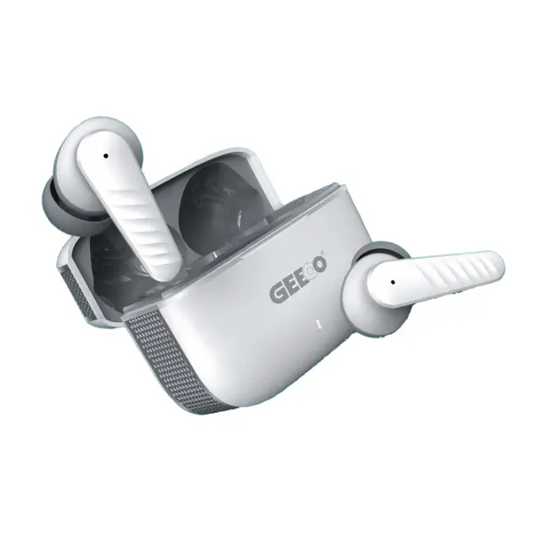 GEEOO T8 Fast Charging TWS With ENC Earbuds – Color: White – View 2