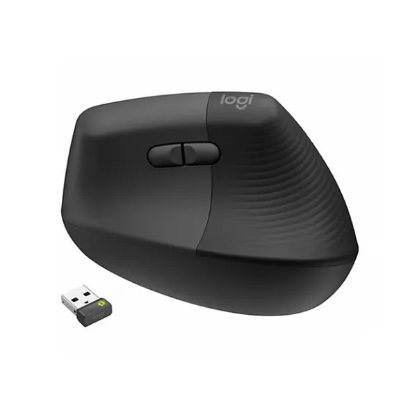 Logitech Ergo Series Lift Vertical Ergonomic Wired Mouse – Color: Black – View 4