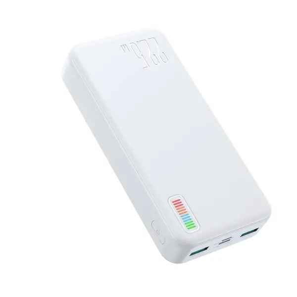  JOYROOM JR-QP195 Dazzling Series 22.5W fast charging Power Bank – Color: White – View 1