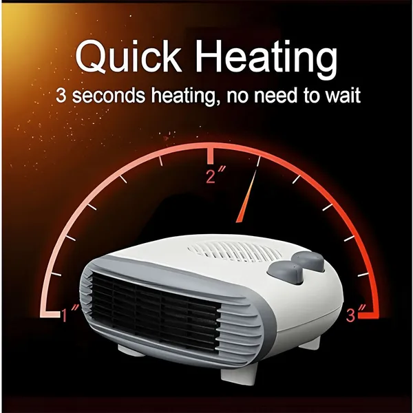 Nova -115 Portable Electric Fan Room Heater – View 3