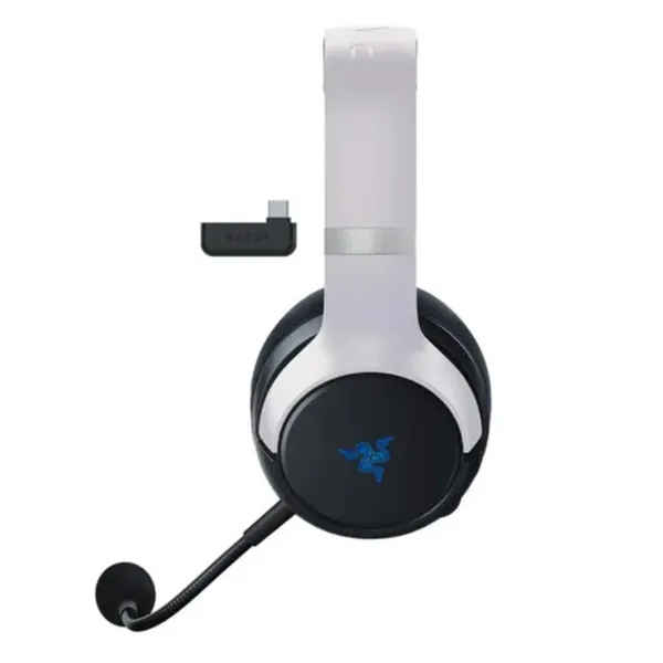 Razer Kaira Pro RGB Dual-Mode Wireless Headset for PlayStation 5 – Color: White – View 3