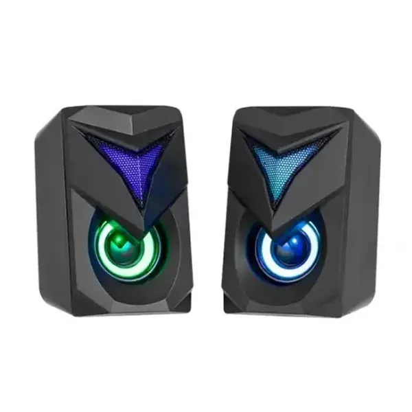 Xtrike Me SK-405 2.0 Channel Stereo RGB Gaming Speaker – Color: Black – View 3
