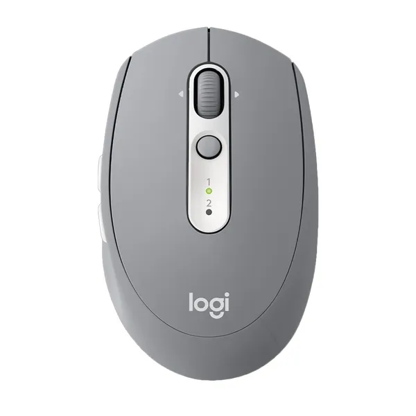 Logitech M585 Multi Device Wireless Bluetooth Mouse – Color: Gray – View 1
