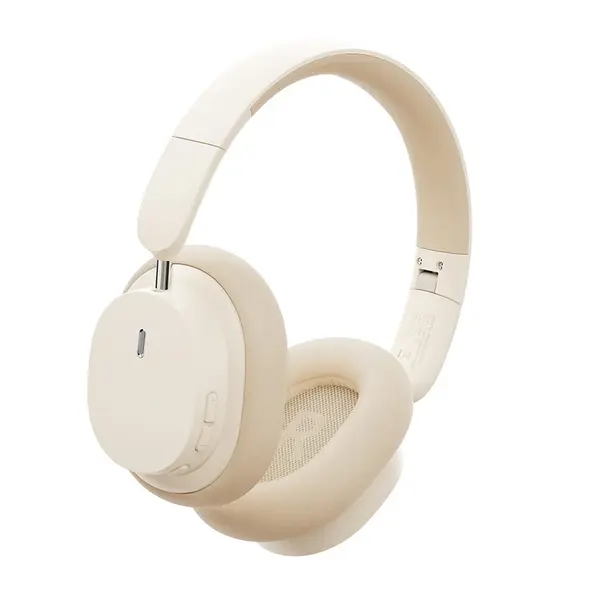 Baseus D05 Bluetooth Foldable Wireless HiFi Stereo Headphone – Color: White – View 2