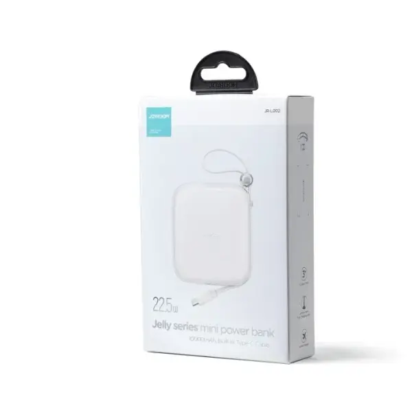 JOYROOM JR-L002 Jelly Series 22.5W Fast Charging Power Bank  – Color: White – View 3