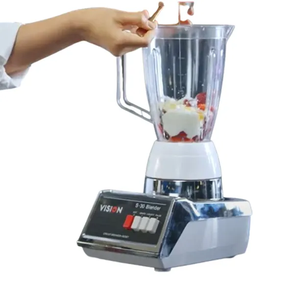 Vision VIS-SBL-022-1100W Blender with 1.6L Jar & 1.2L Mincer – Maroon  – View 2