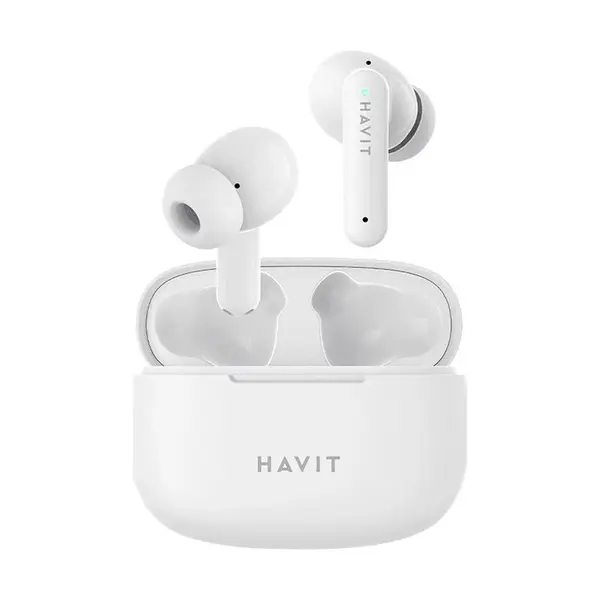  Havit TW967 True Wireless Stereo Earbuds  – Color: White – View 1