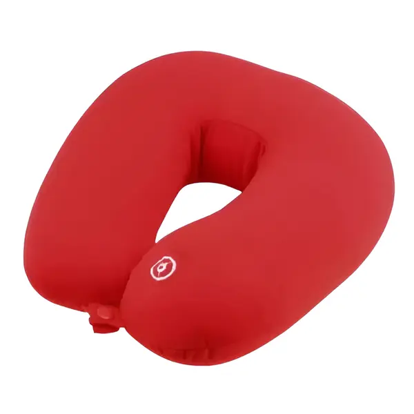 Ergonomic Battery Operated Neck Massager Pillow – Color: Red – View 1