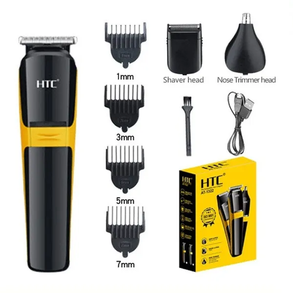 HTC AT-1322 Multifunctional Hair & Beard Grooming Kit Trimmer For Men – View 2