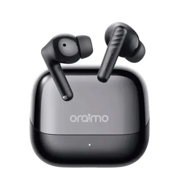 Oraimo SpaceBuds Neo True Wireless Spatial Earbuds – Color: Black – View 1