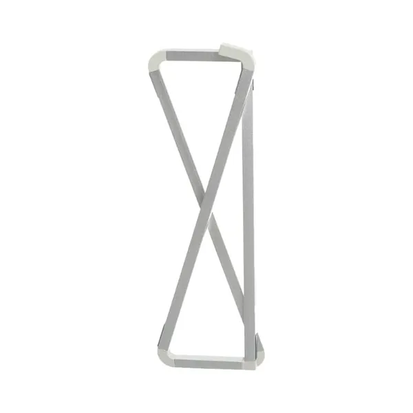 Aluminum Alloy Adjustable and Foldable Air-Ventilated Laptop Stand – Color: White – View 4