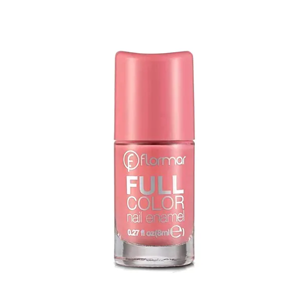 Flormar Full Color Nail Enamel FC63 Comfy Coral Nail Polish – View 2